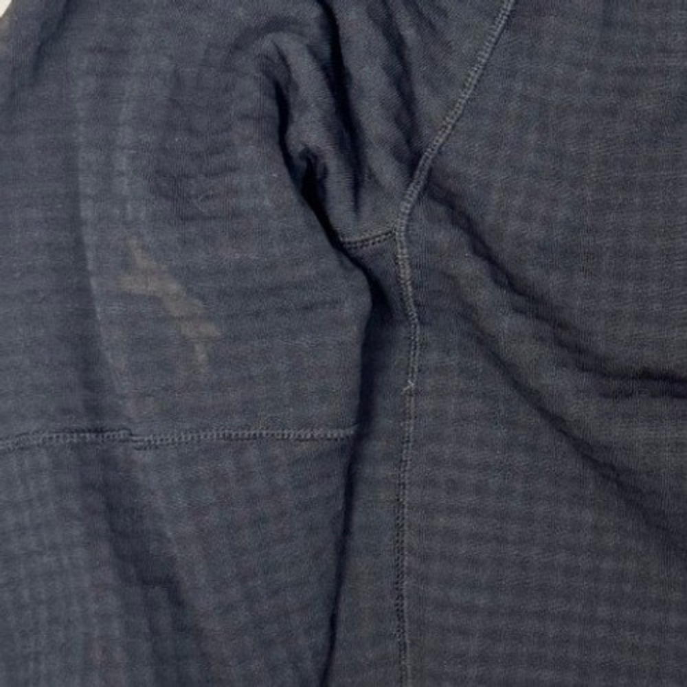 Patagonia R1 Full Zip Hoody Mens Medium Black Polartec Grid Fleece - Picture 7 of 7